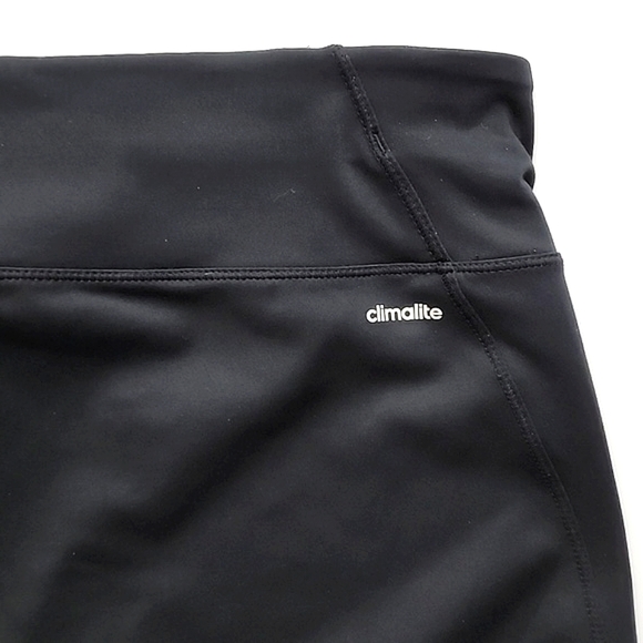 Adidas Climalite Women's Black Athletics Crops Stretch 19" Inseam Size Large - Picture 4 of 12